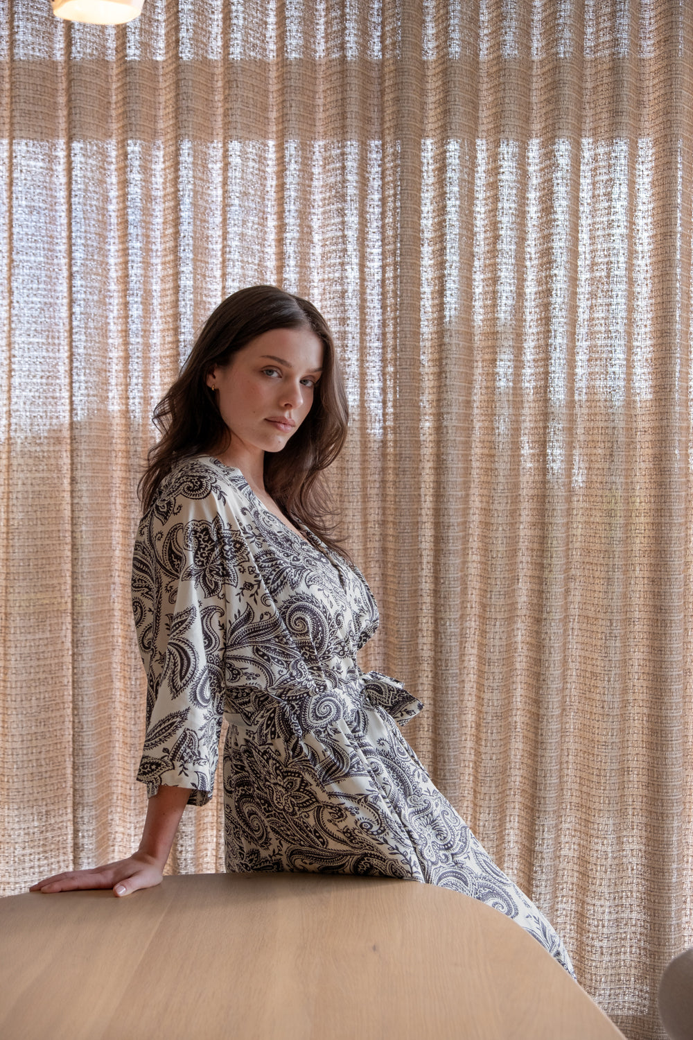 Gingerlilly Annie Cotton Sateen Robe - Lifestyle