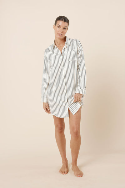Lolita Striped Boyfriend Night Shirt
