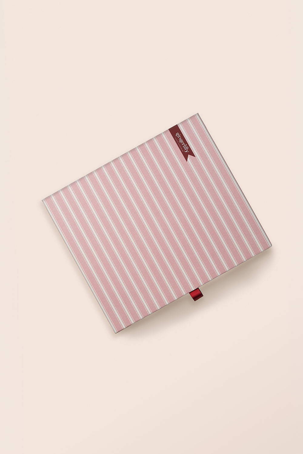 Octavia Cotton Stripe PJ set pink box packaging
