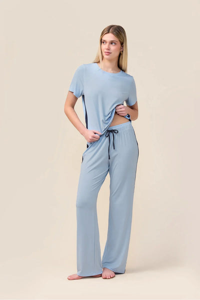 Inez Bamboo Pant with Stripe