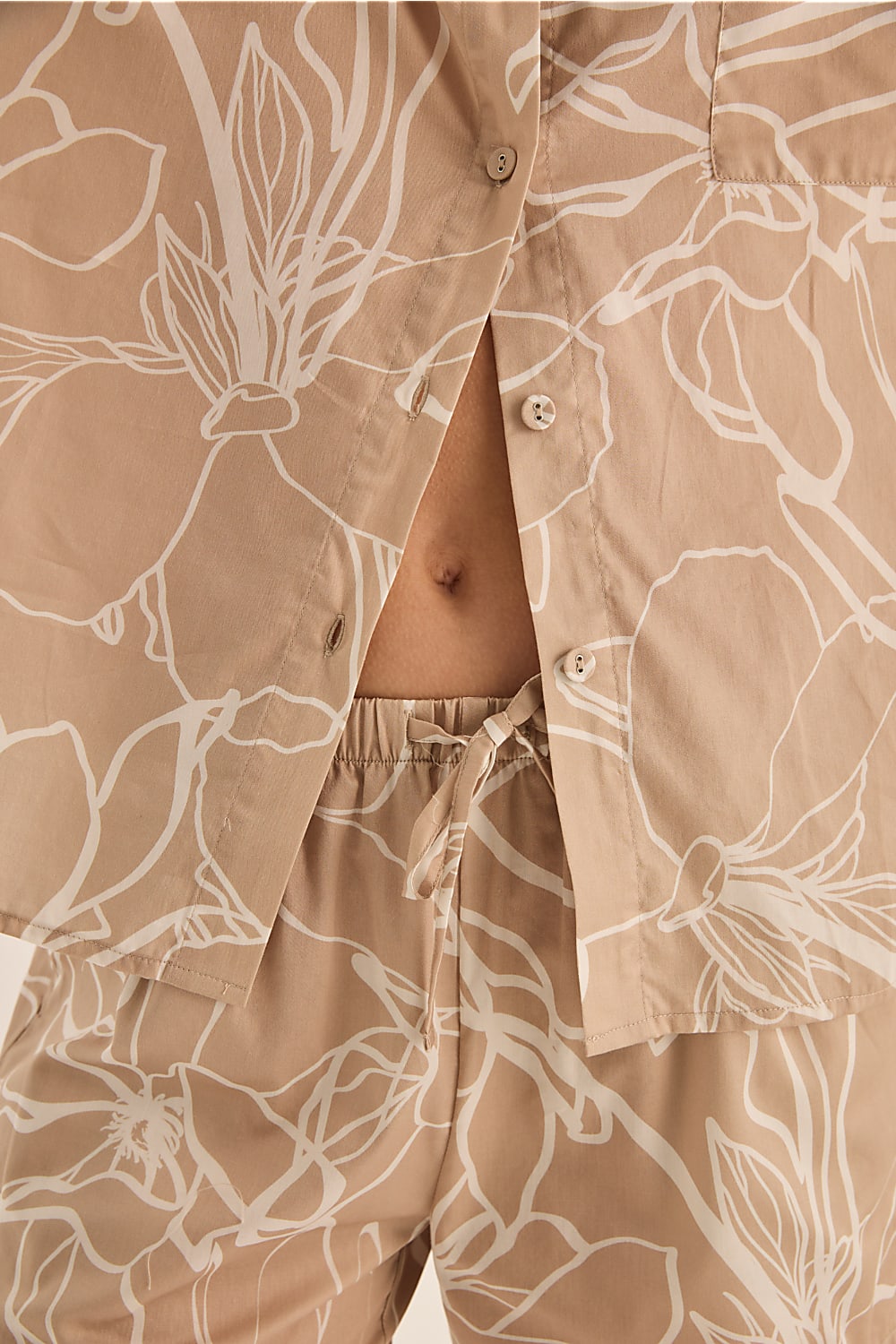 Milana Natural Cotton Floral PJ - Gingerlilly Sleepwear