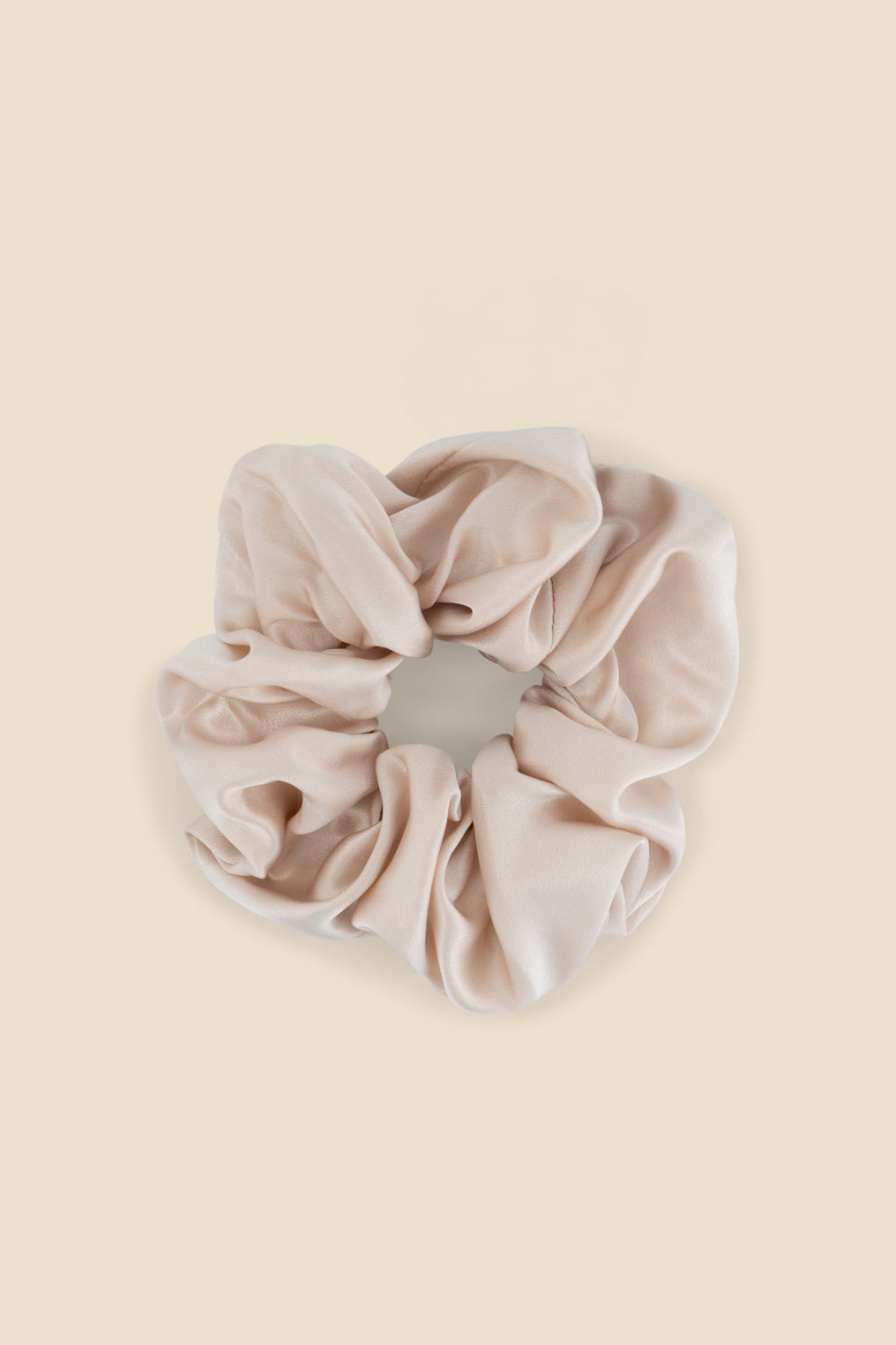 Serene Pure Silk Pink Scrunchie - Gingerlilly Sleepwear