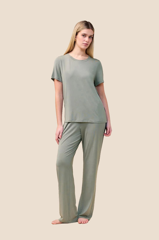Bronte Bamboo Tshirt with Stripe