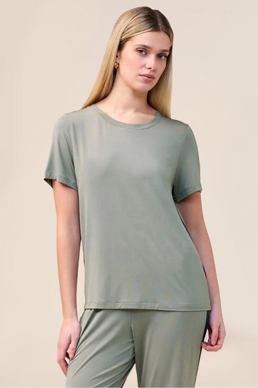 Bronte Bamboo Tshirt with Stripe