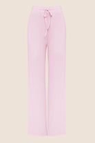 Gingerlilly Athens Ribbed Long Pants - Pink - Flat lay