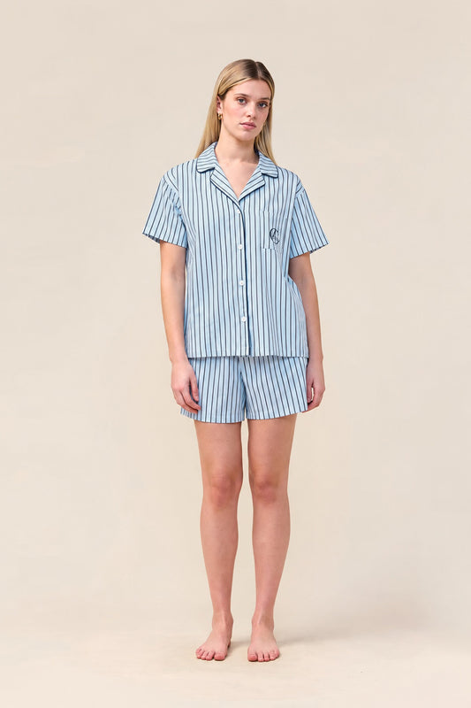 Poppy Stripe Short PJ Set
