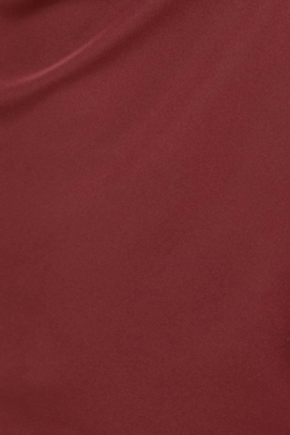 Gingerlilly Heather Silky Satin Cami and Short Set - Burgundy - Fabric detail