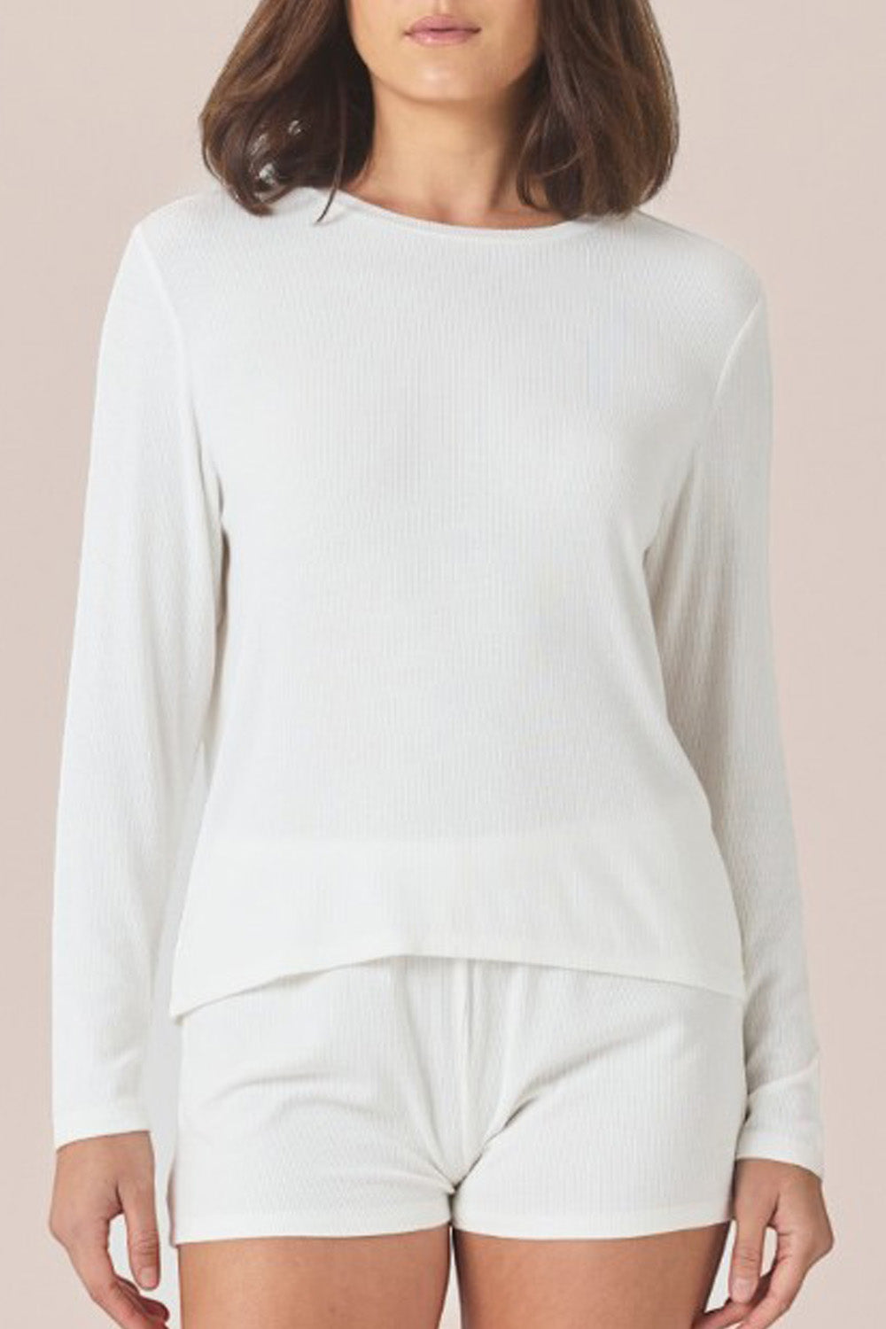 Lombardy Rib Long Sleeve Top