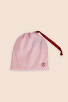 Gingerlilly Mini Camilla Cotton Short PJ Set - Pink - Drawstring bag