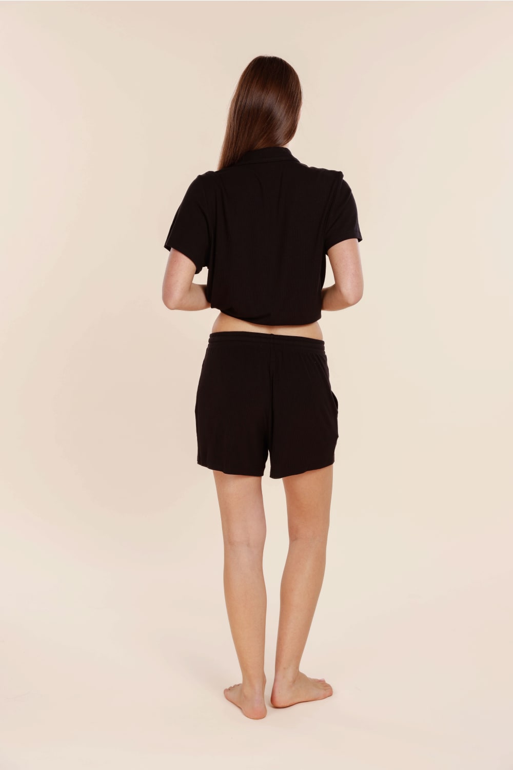 Adelaide Ribbed Shorts - Gingerlilly Sleepwear