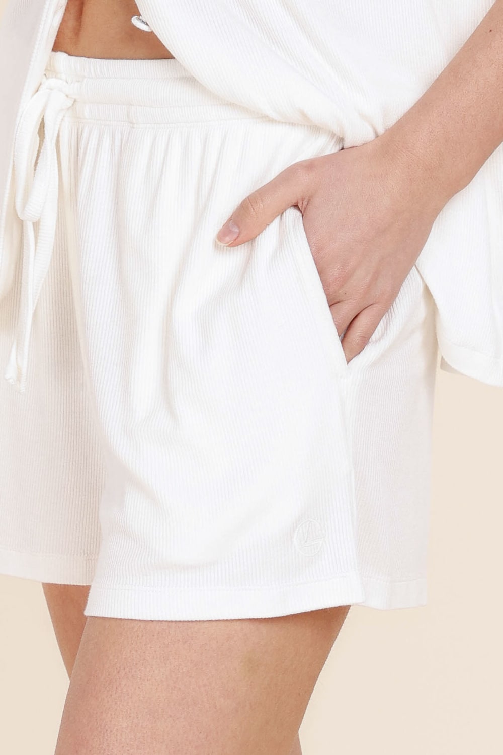 Adelaide Ribbed Shorts - Gingerlilly Sleepwear
