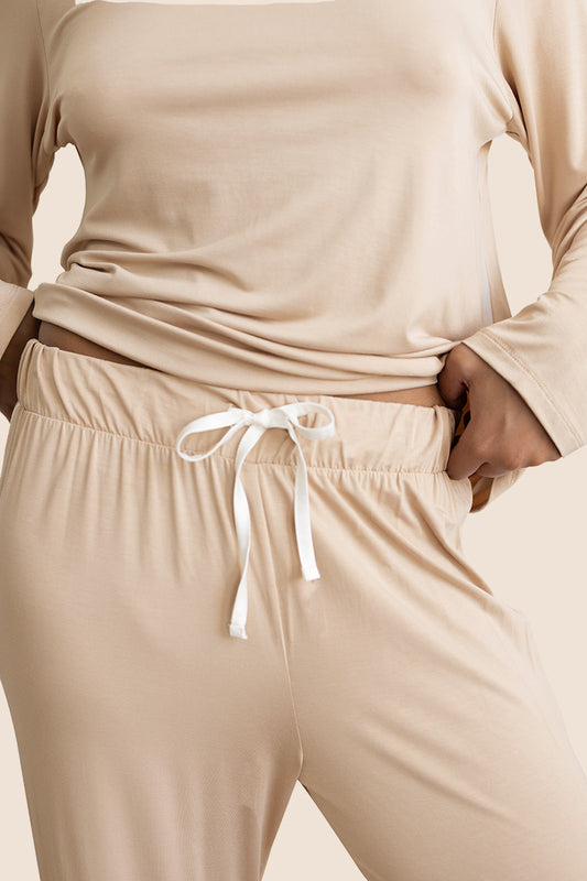 Anya Bamboo Sporty PJ Set - Gingerlilly Sleepwear