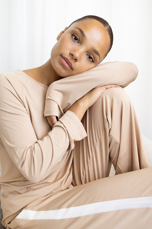 Anya Bamboo Sporty PJ Set - Gingerlilly Sleepwear