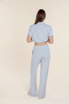 Athens Ribbed Long Pants - Gingerlilly Sleepwear