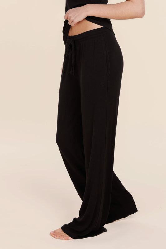 Athens Ribbed Long Pants - Gingerlilly Sleepwear