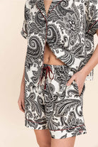 Gingerlilly Daphne Cotton Sateen Short Set - Detail alt