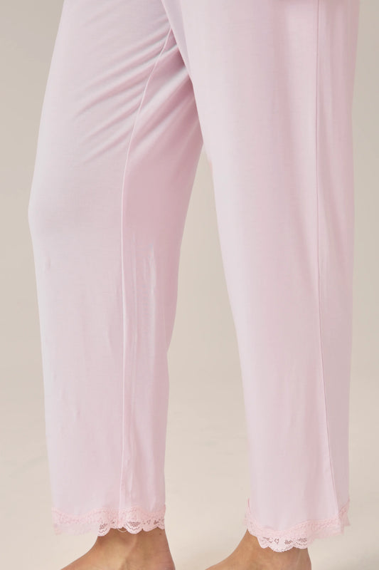 Dianne Bamboo Long PJ set with Lace