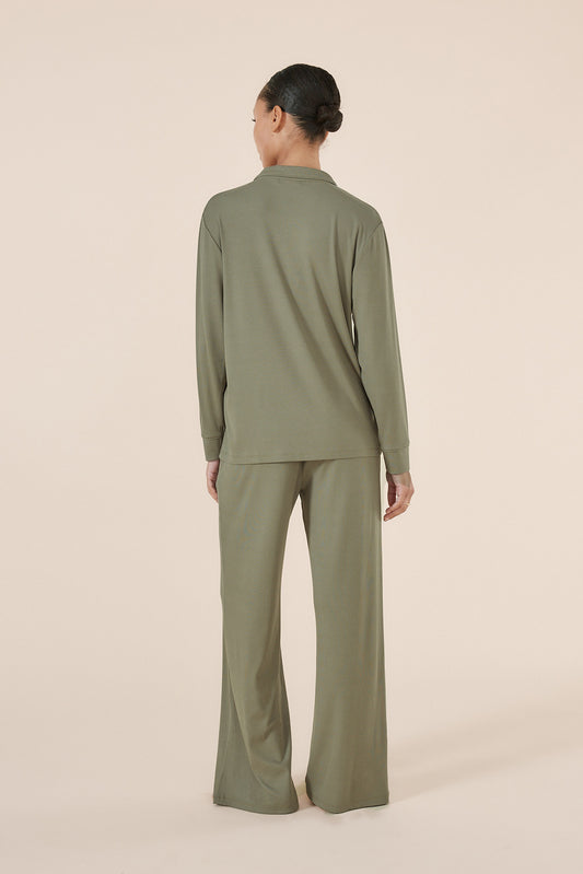 Emilia Ribbed Lounge PJ set - Gingerlilly Sleepwear