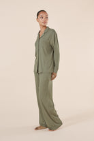 Emilia Ribbed Lounge PJ set - Gingerlilly Sleepwear