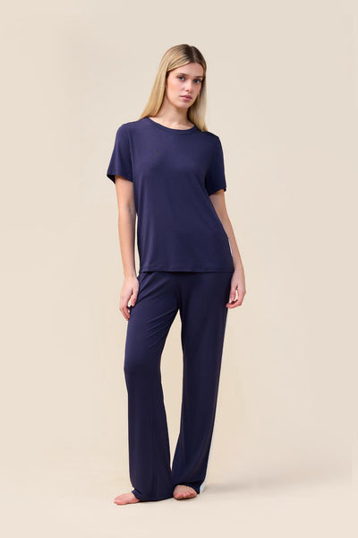 Inez Bamboo Pant with Stripe