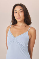 Gingerlilly Mabel Bamboo Cami and Short Set - Blue - Detail