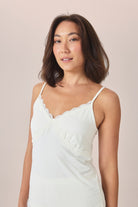 Gingerlilly Mabel Bamboo Cami and Short Set - Ecru - Detail