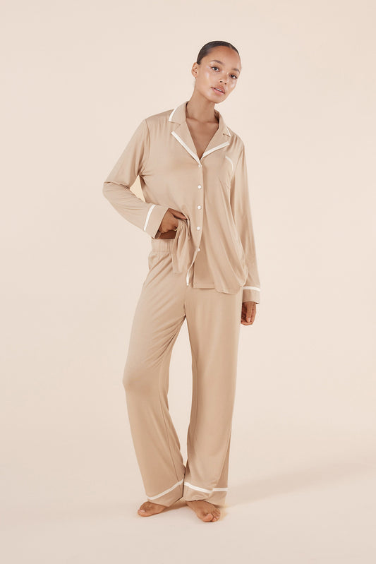 Janine Natural Bamboo PJ set - Gingerlilly Sleepwear