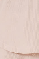 Lainey Beige Waffle Pyjama Set - Gingerlilly Sleepwear