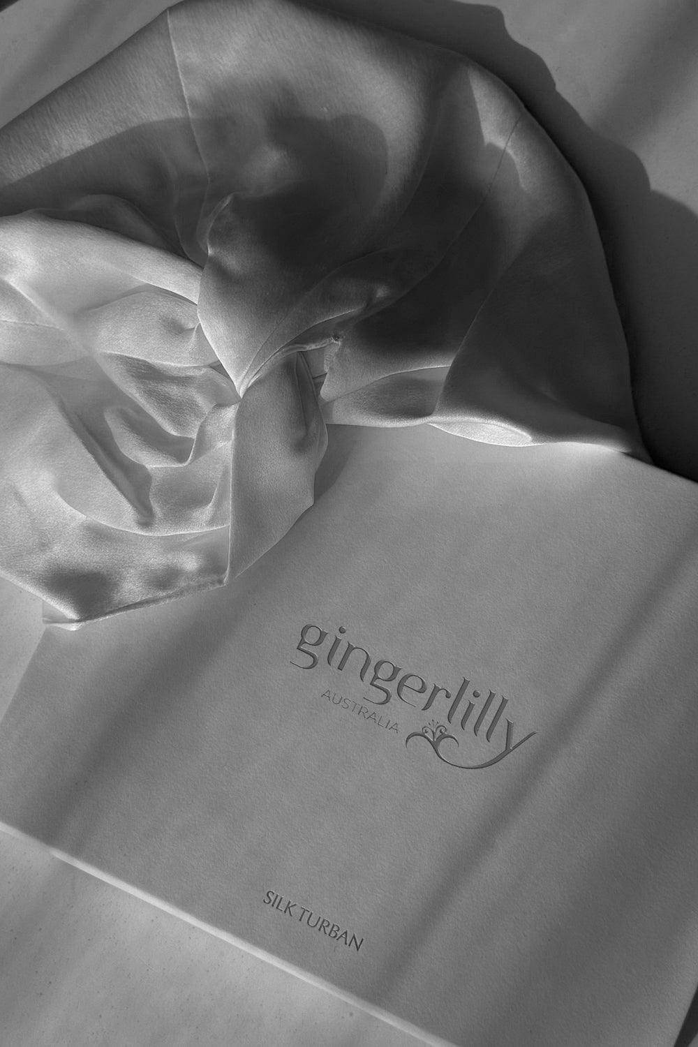 Majestic Pink Pure Silk Turban - Gingerlilly Sleepwear