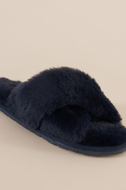 Milan Plush Slipper - Gingerlilly Sleepwear