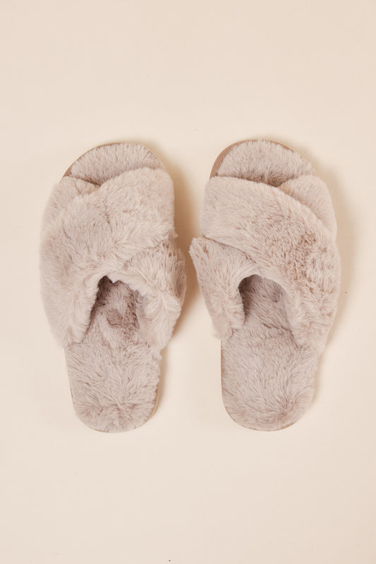 Milan Plush Slipper - Gingerlilly Sleepwear