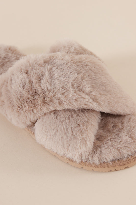 Milan Plush Slipper - Gingerlilly Sleepwear