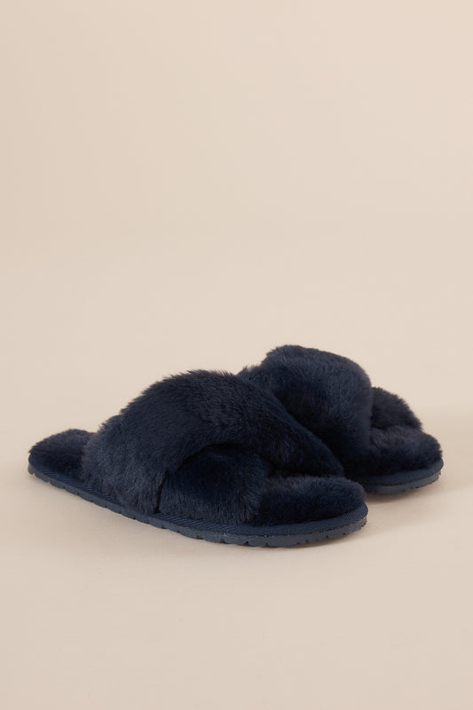 Milan Plush Slipper - Gingerlilly Sleepwear