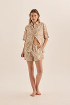 Milana Natural Cotton Floral PJ - Gingerlilly Sleepwear