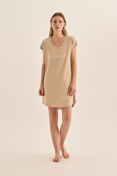 Nova Natural Bamboo Tee Nightie