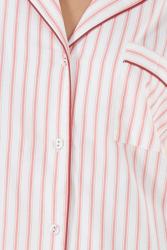 Octavia Cotton Stripe PJ set - Gingerlilly Sleepwear