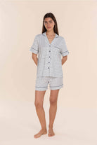Gingerlilly Penelope Bamboo Short Set - Navy - Front