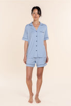Sadie Blue Bamboo Short PJ Set