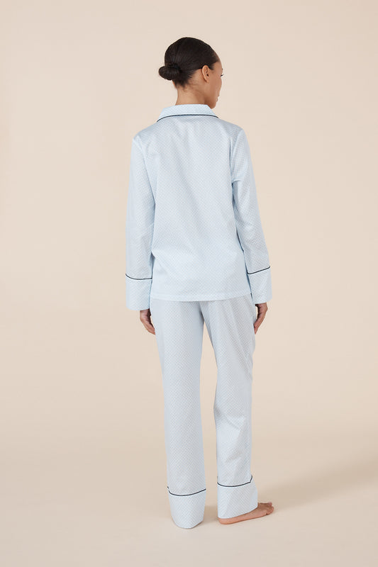 Sky Diamond Cotton PJ set - Gingerlilly Sleepwear
