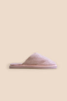 Gingerlilly St Moritz Mock Suede Slipper Pink - Side
